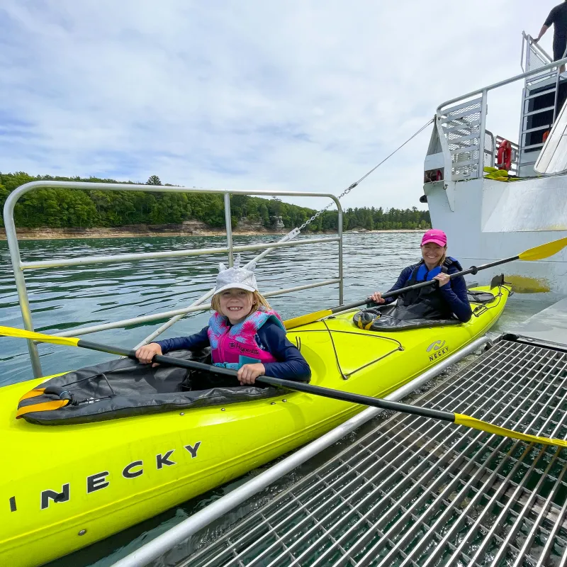 Pictured Rocks Kayaking's Off-Shore Launch