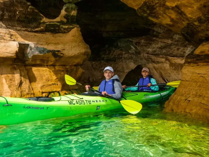 Kayak through Sea Caves