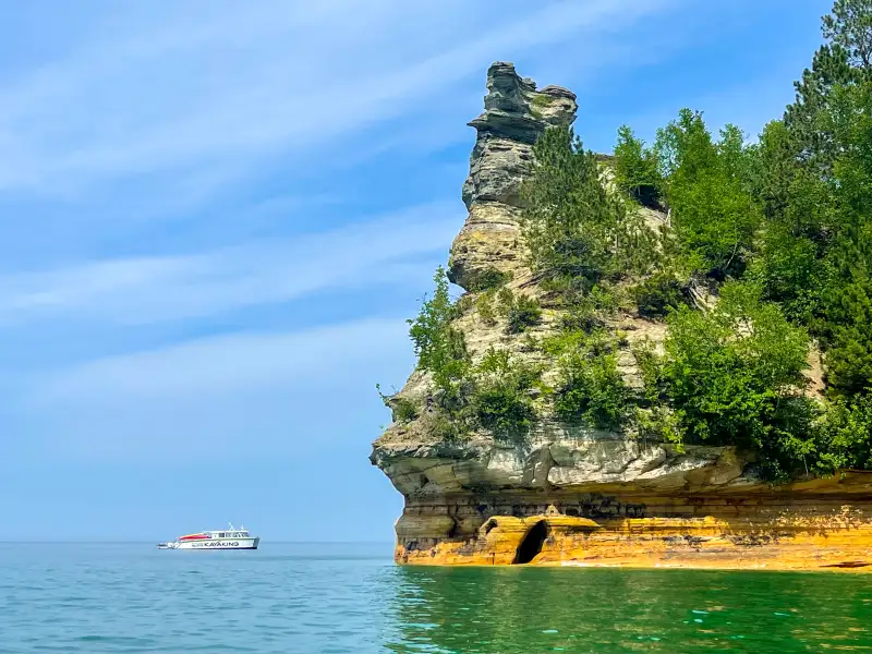 Miners Castle with Pictured Rocks Kayaking