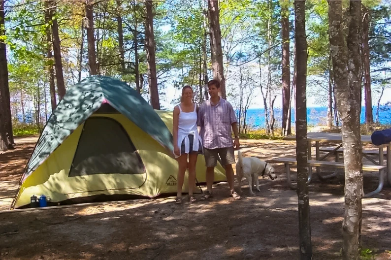 Rustic Camping at Pictured Rocks